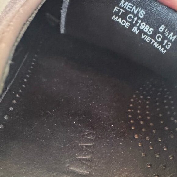 COLE HAAN Grand Leather Wingtip Oxford Loafers Shoes Men 8.5 M Gray Blue Loafer - Picture 15 of 16